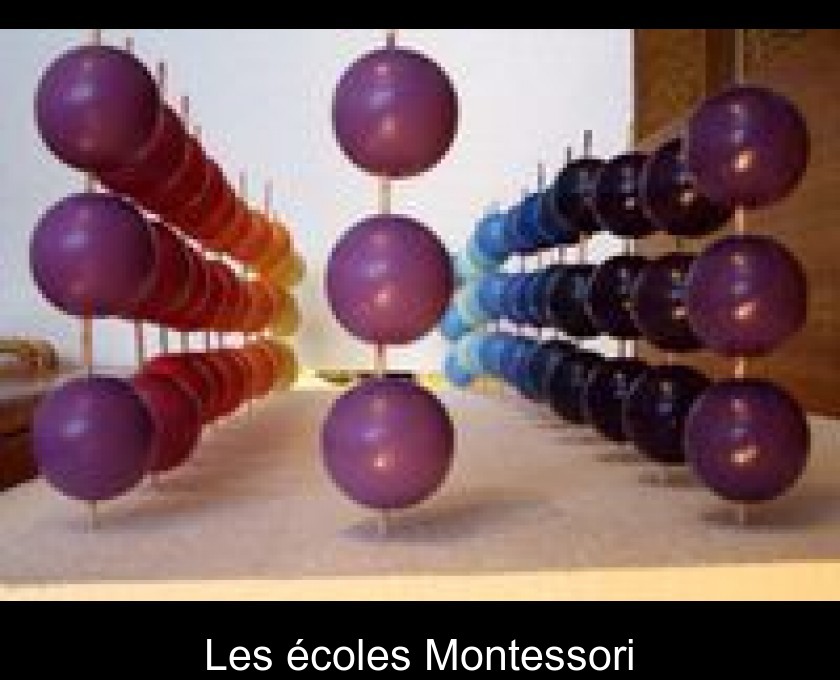 Les écoles Montessori Les écoles Montessori