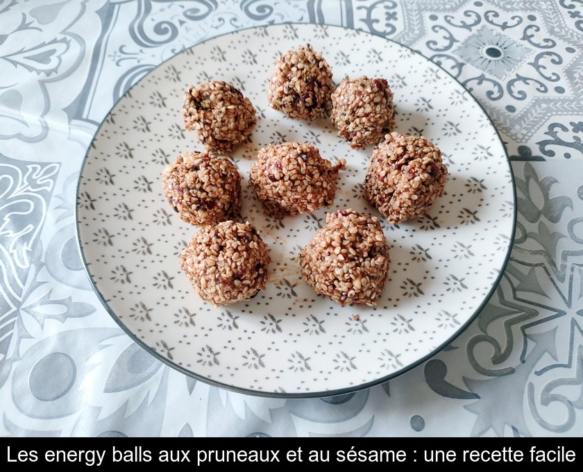 Les energy balls aux pruneaux et au sésame : une recette facile Les energy balls aux pruneaux et au sésame : une recette facile