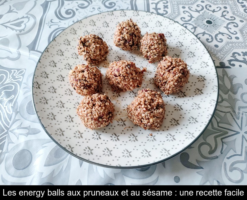 Les energy balls aux pruneaux et au sésame : une recette facile