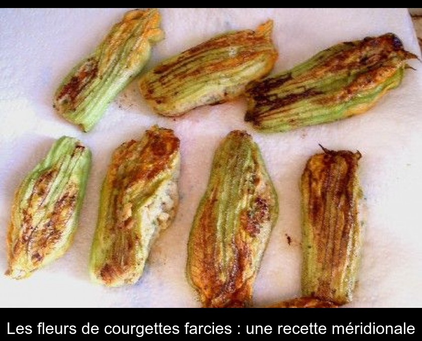 Les fleurs de courgettes farcies : une recette méridionale Les fleurs de courgettes farcies : une recette méridionale