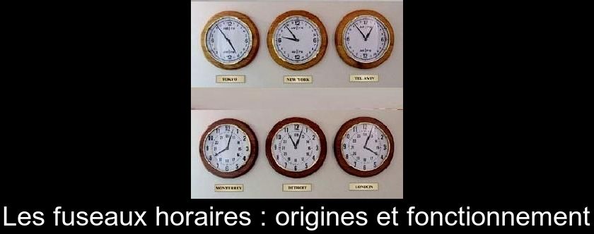 Les fuseaux horaires : origines et fonctionnement Les fuseaux horaires : origines et fonctionnement