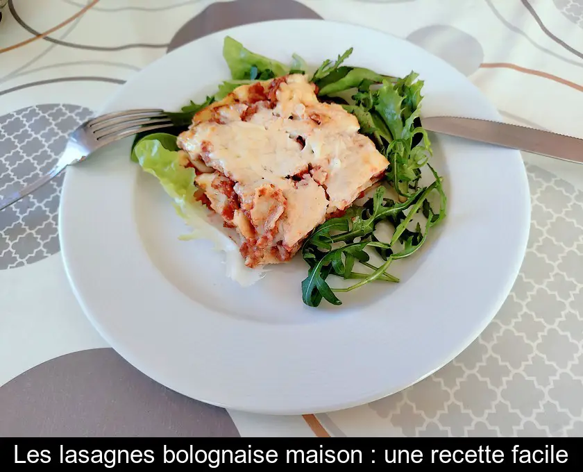 Les lasagnes bolognaise maison : une recette facile