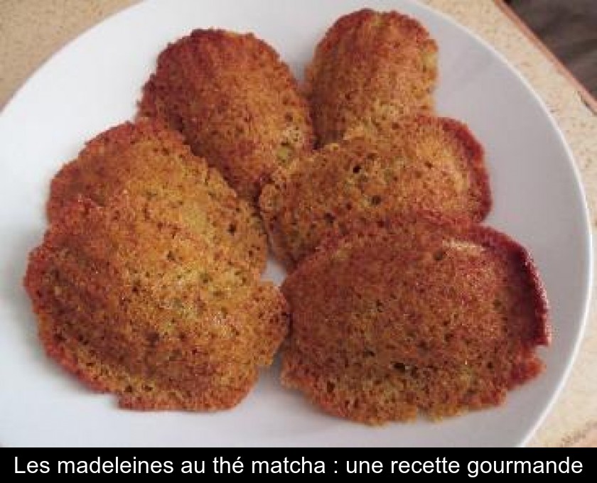 Les madeleines au thé matcha : une recette gourmande Les madeleines au thé matcha : une recette gourmande