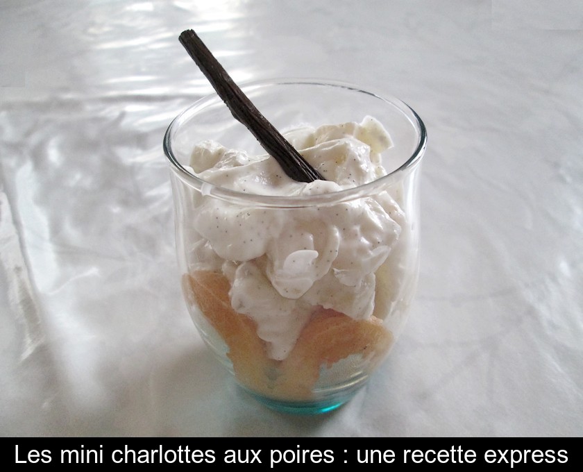 Les mini charlottes aux poires : une recette express Les mini charlottes aux poires : une recette express