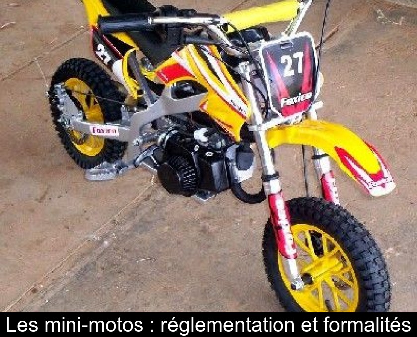 Les mini-motos : réglementation et formalités