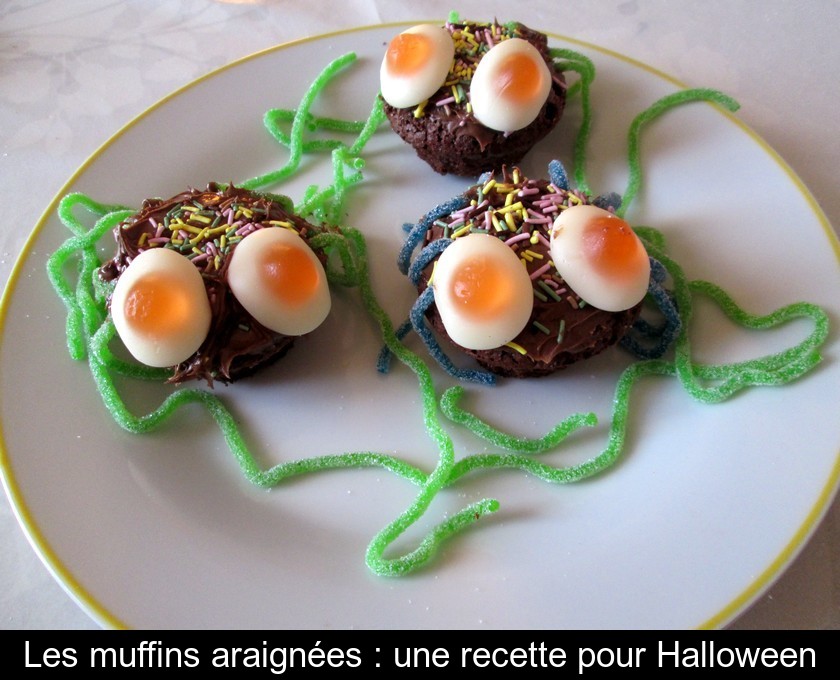 Les muffins araignées : une recette pour Halloween Les muffins araignées : une recette pour Halloween