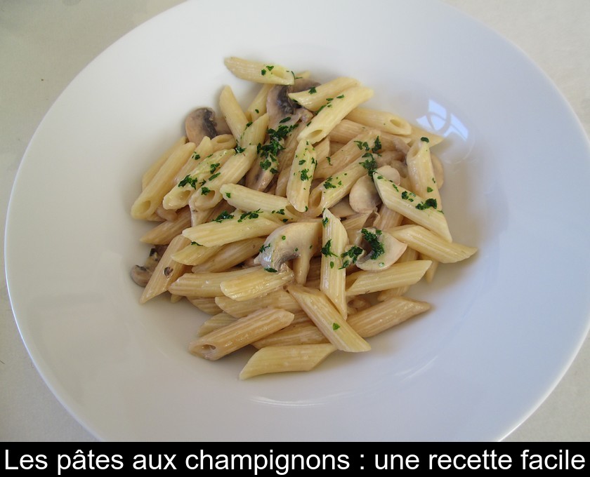 Les pâtes aux champignons : une recette facile Les pâtes aux champignons : une recette facile