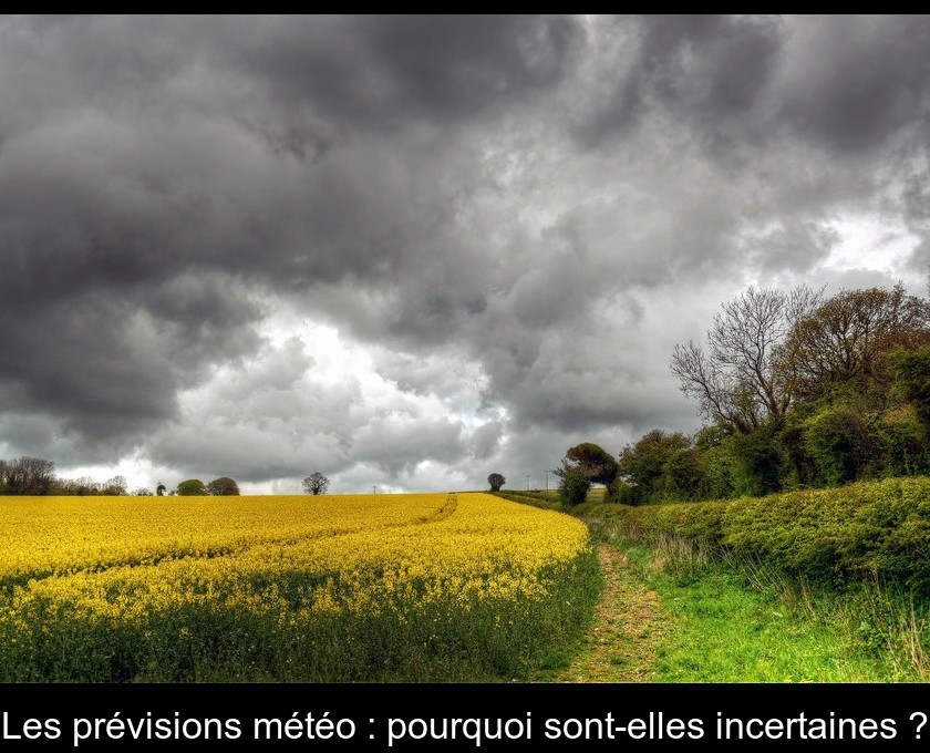 Les prévisions météo : pourquoi sont-elles incertaines ? Les prévisions météo : pourquoi sont-elles incertaines ?