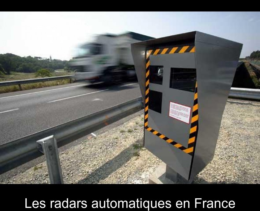 Les radars automatiques en France