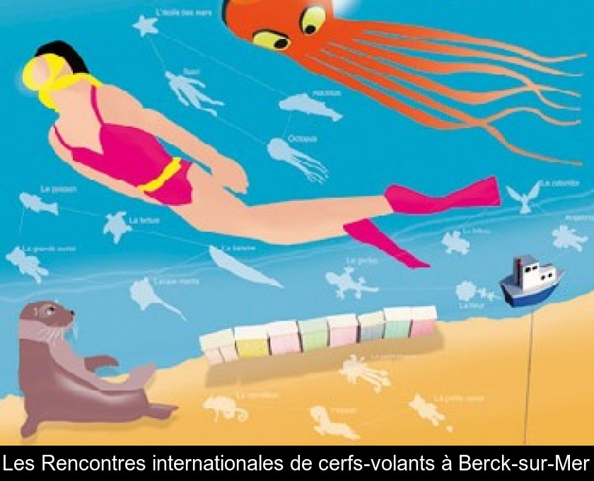 Les Rencontres internationales de cerfs-volants à Berck-sur-Mer