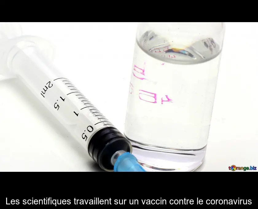 Les scientifiques travaillent sur un vaccin contre le coronavirus