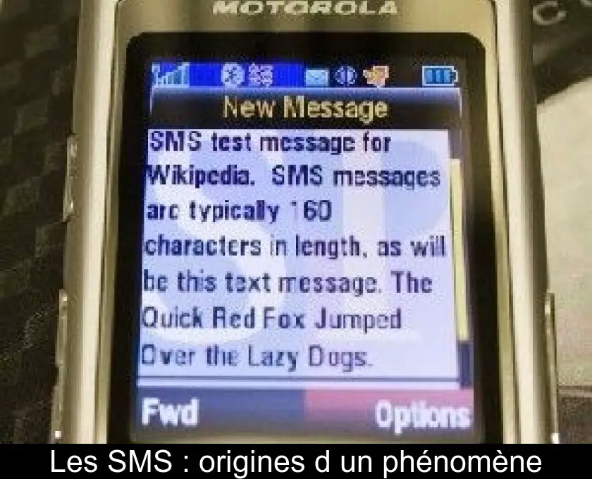 Les SMS : origines d'un phénomène