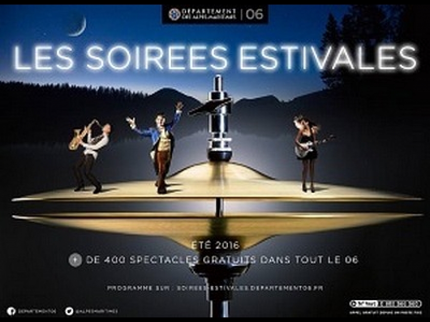 Les Soirées estivales : des spectacles gratuits dans les Alpes-Maritimes Les Soirées estivales : des spectacles gratuits dans les Alpes-Maritimes