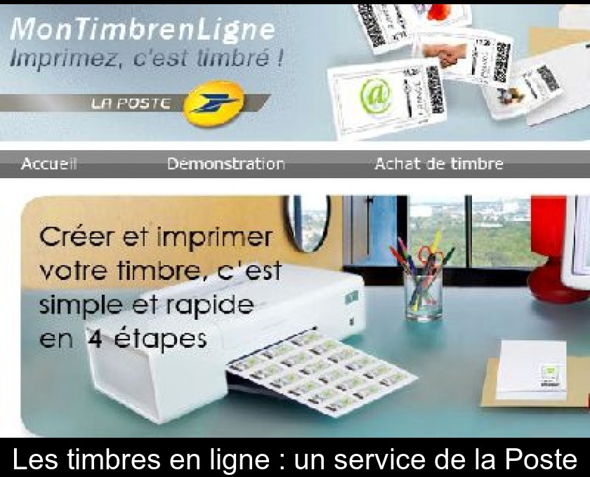 Les timbres en ligne : un service de la Poste