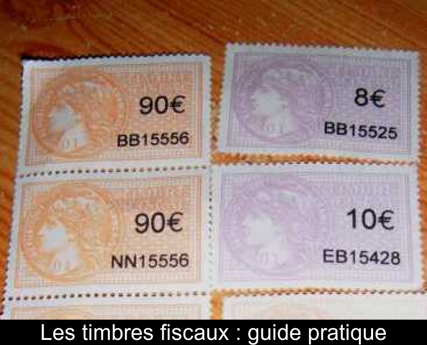 Timbres Fiscaux et papiers timbrés de France - French Revenue