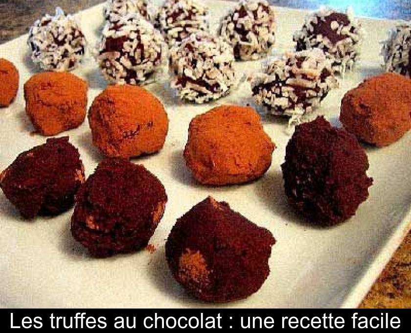 Nos recettes de truffes au chocolat pour Noël