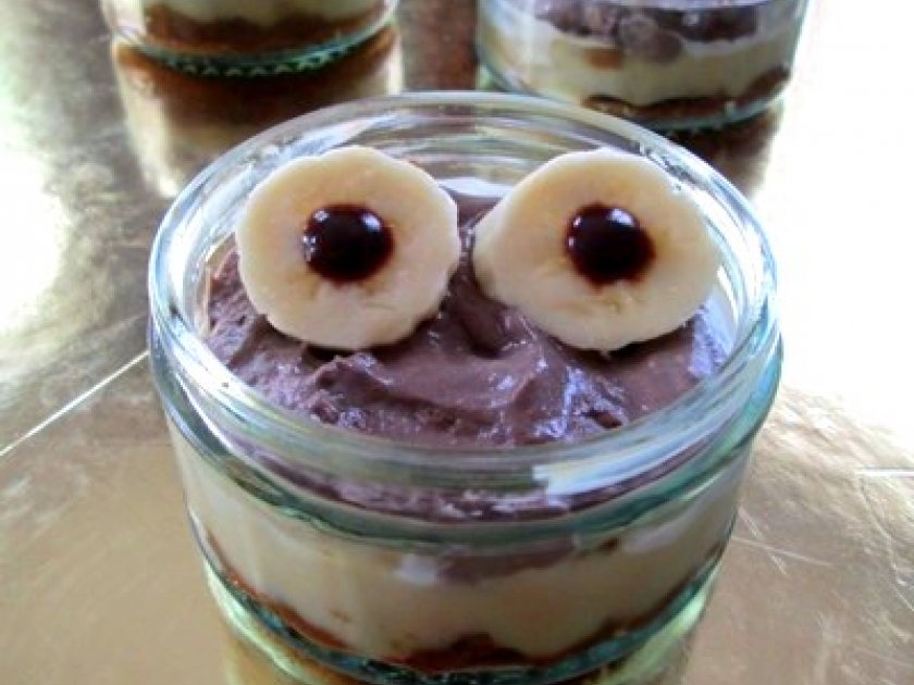 Les verrines d'Halloween chocolat vanille : une recette ludique Les verrines d'Halloween chocolat vanille : une recette ludique