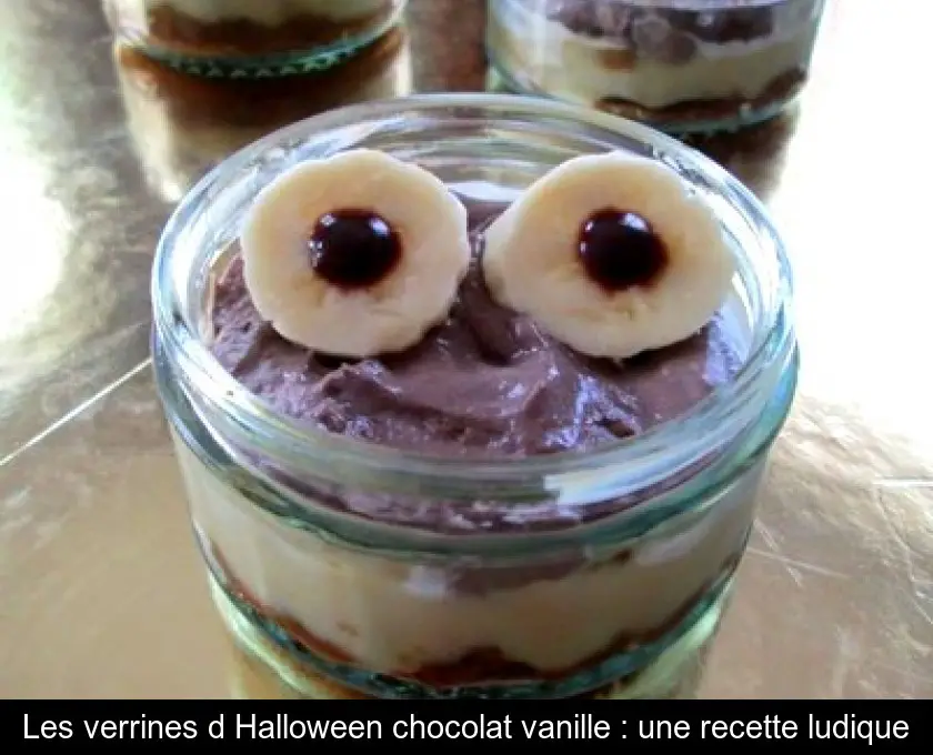 Les verrines d'Halloween chocolat vanille : une recette ludique