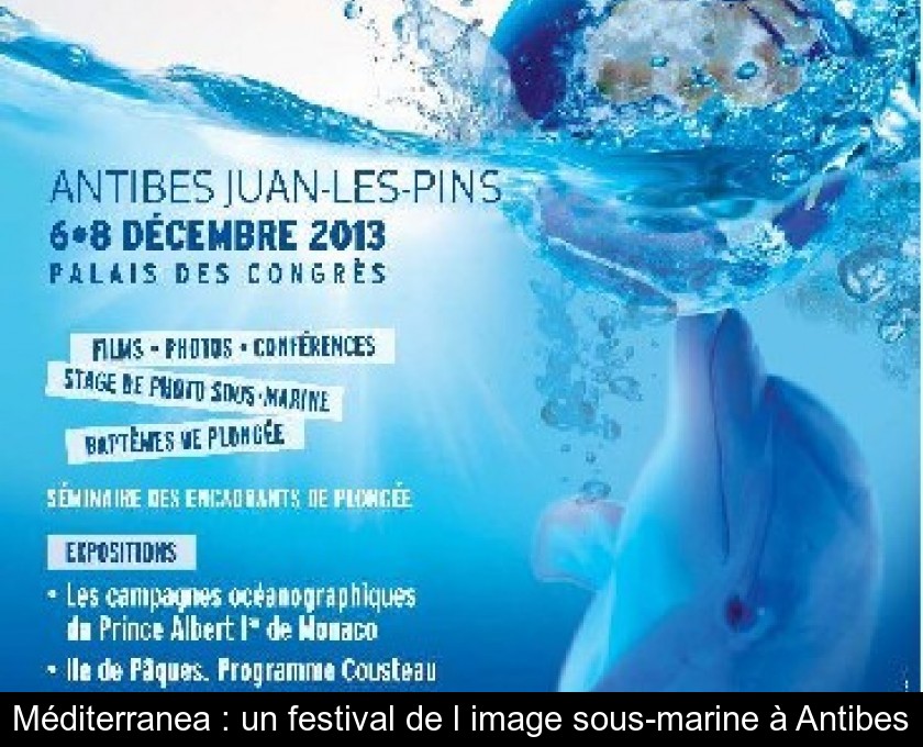 Méditerranea : un festival de l'image sous-marine à Antibes Méditerranea : un festival de l'image sous-marine à Antibes