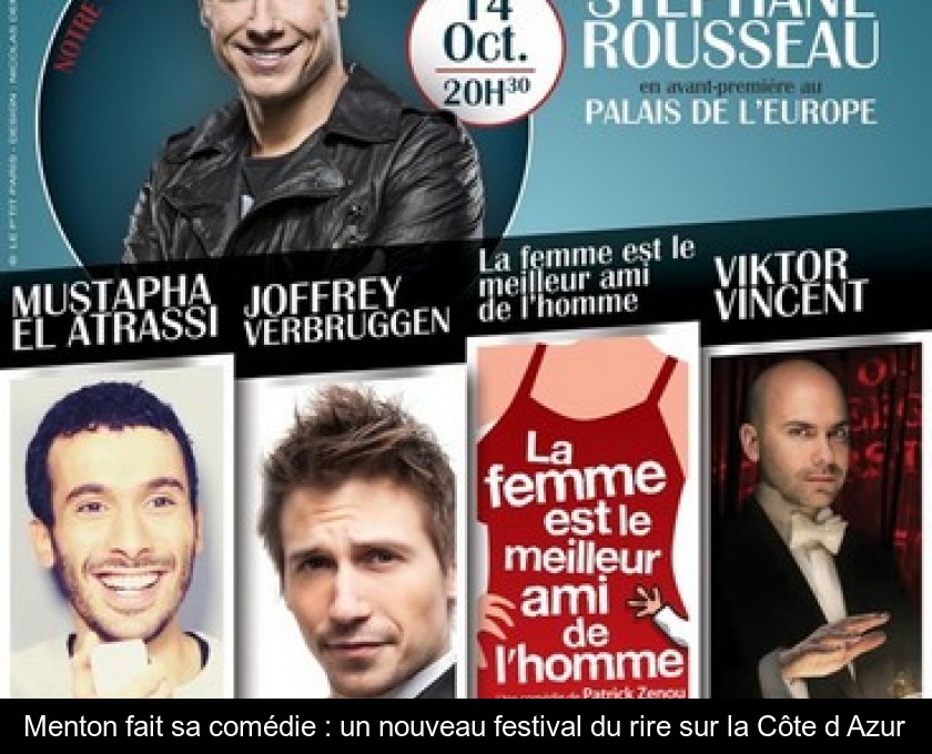 Menton fait sa comédie : un nouveau festival du rire sur la Côte d'Azur Menton fait sa comédie : un nouveau festival du rire sur la Côte d'Azur
