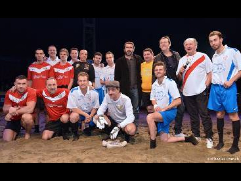 Monaco Beach Soccer Show : rires et chansons en faveur des enfants Monaco Beach Soccer Show : rires et chansons en faveur des enfants