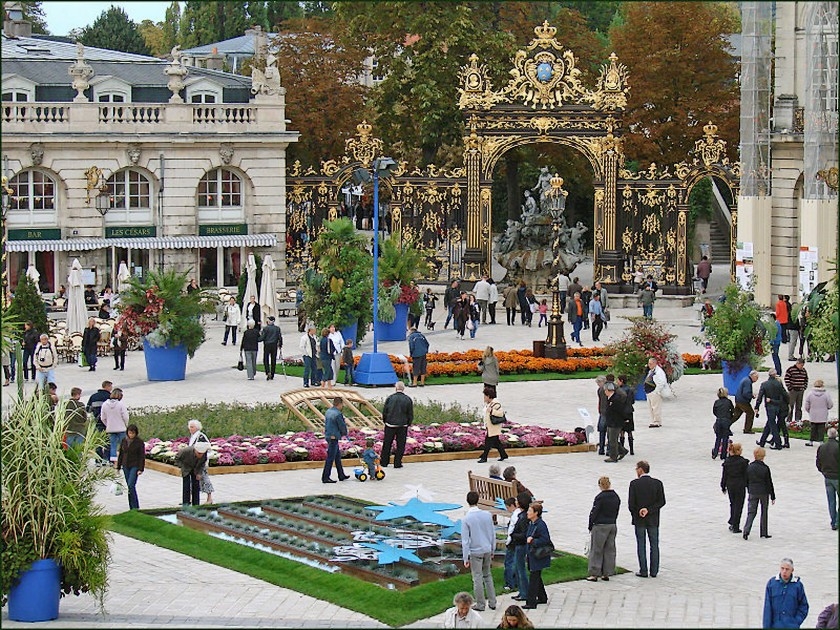 Nancy : un jardin éphémère place Stanislas Nancy : un jardin éphémère place Stanislas