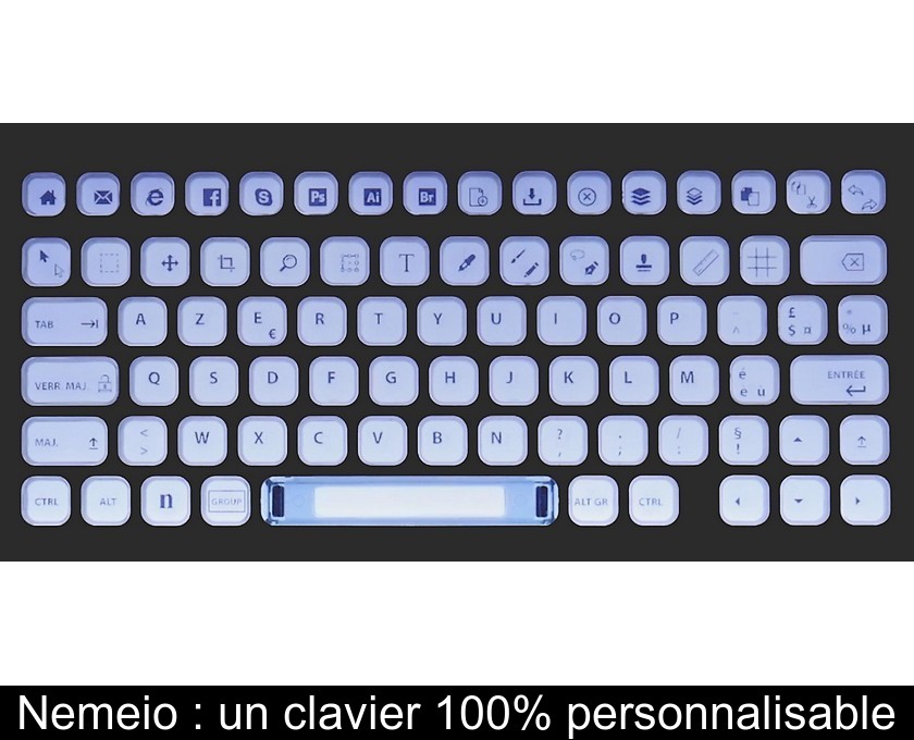 Nemeio : un clavier 100% personnalisable Nemeio : un clavier 100% personnalisable