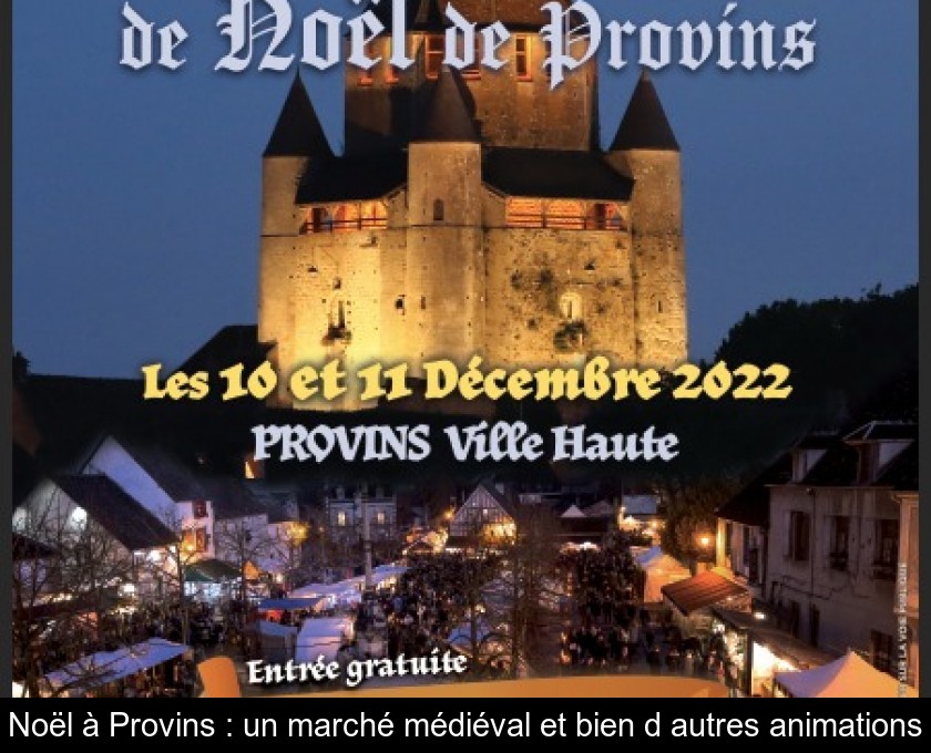 Noël à Provins : un marché médiéval et bien d'autres animations Noël à Provins : un marché médiéval et bien d'autres animations