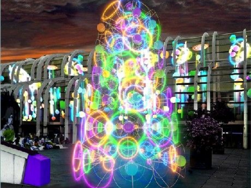 Noël Pop au Forum des Halles : un décor pétillant Noël Pop au Forum des Halles : un décor pétillant