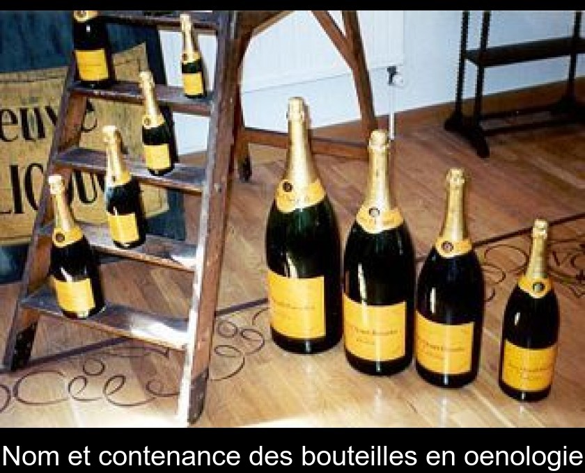 Nom et contenance des bouteilles en oenologie Nom et contenance des bouteilles en oenologie