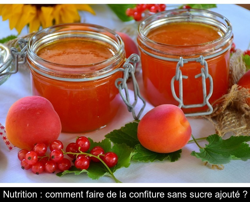 Nutrition : comment faire de la confiture sans sucre ajouté ?