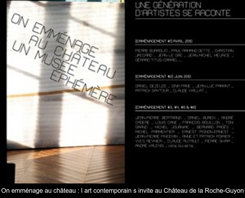 On emménage au château : l'art contemporain s'invite au Château de la Roche-Guyon
