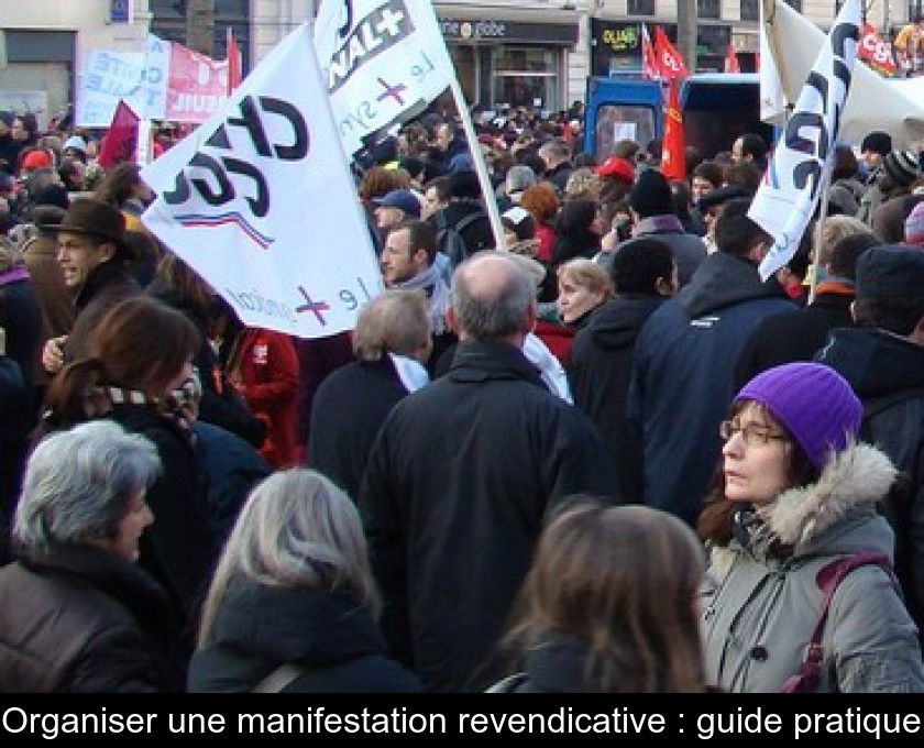 Organiser une manifestation revendicative : guide pratique Organiser une manifestation revendicative : guide pratique