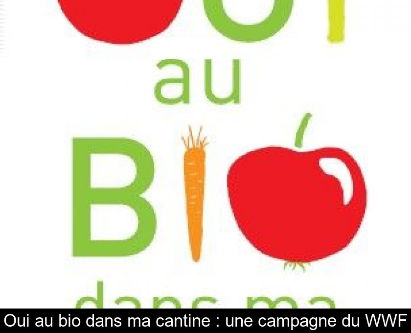 Oui au bio dans ma cantine : une campagne du WWF Oui au bio dans ma cantine : une campagne du WWF