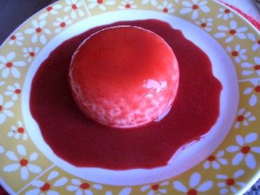 Panna cotta aux fruits rouges Panna cotta aux fruits rouges