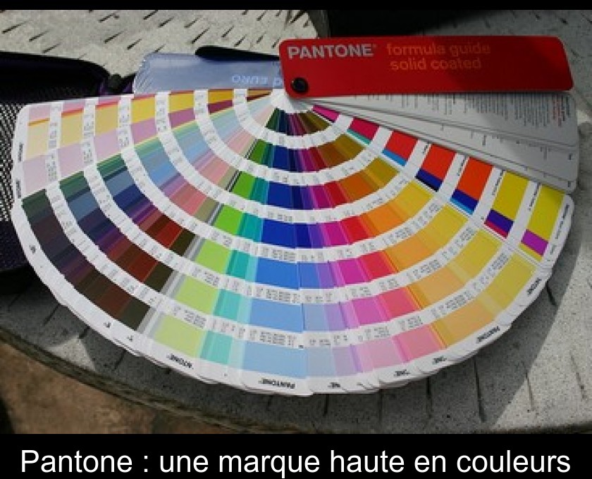 Pantone : une marque haute en couleurs