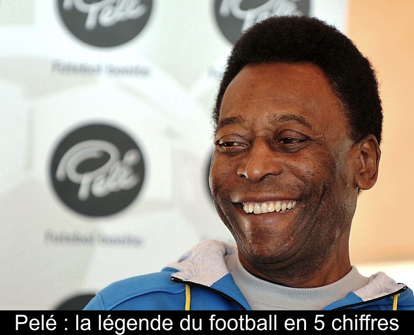 Pelé : la légende du football en 5 chiffres Pelé : la légende du football en 5 chiffres