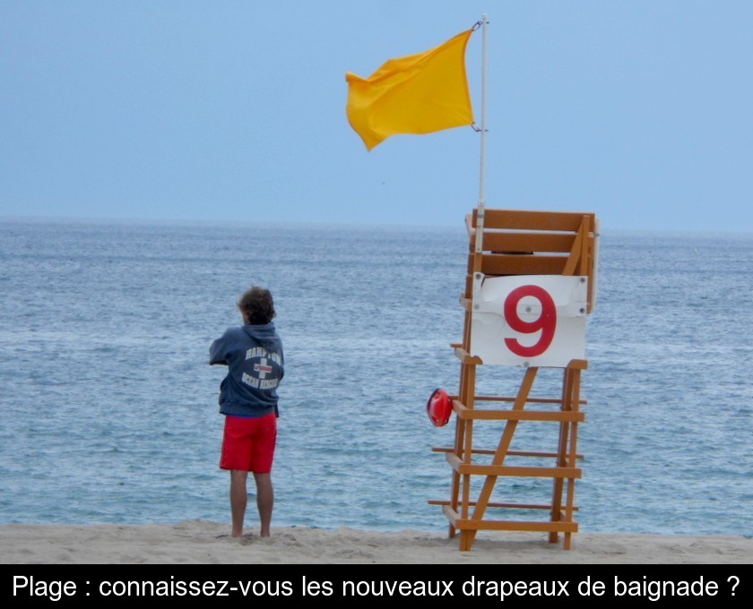 Plage : connaissez-vous les nouveaux drapeaux de baignade ?