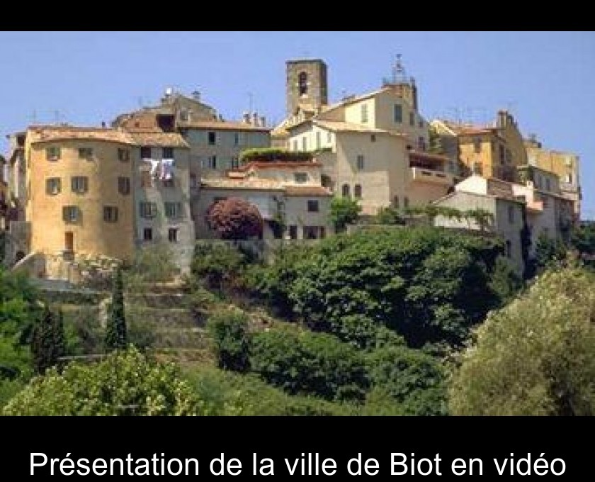 Présentation de la ville de Biot en vidéo