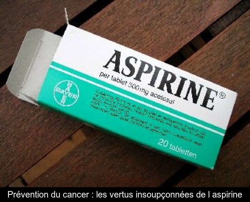 Prévention du cancer : les vertus insoupçonnées de l'aspirine Prévention du cancer : les vertus insoupçonnées de l'aspirine