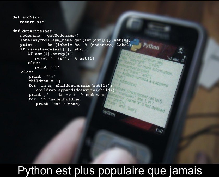 Python est plus populaire que jamais Python est plus populaire que jamais