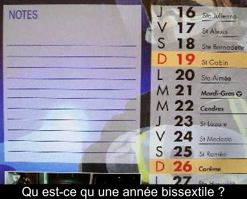 Nombre De Jours Dans Une Année Bissextile Qu'est-ce qu'une année bissextile