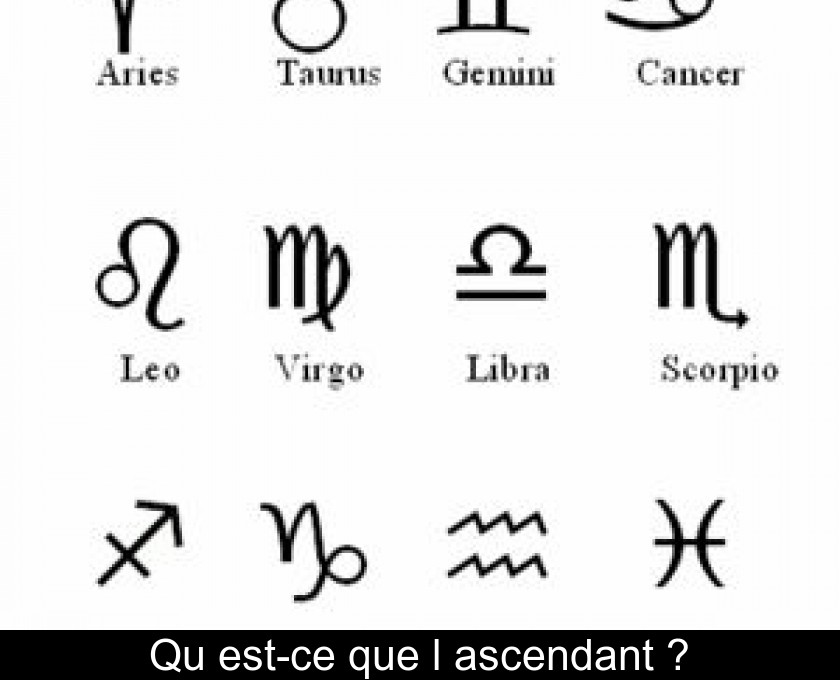 Qu'est-ce que l'ascendant ?