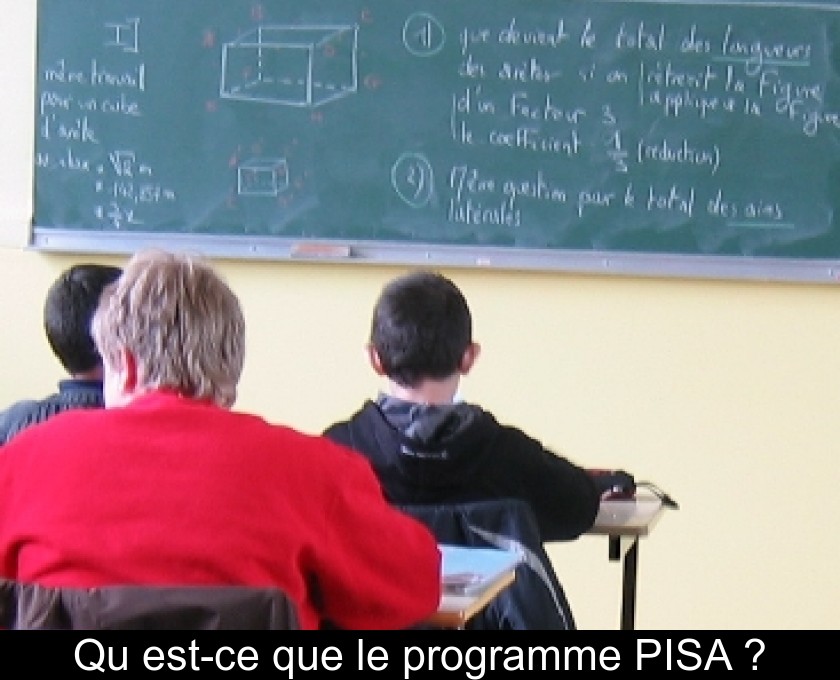 Qu'est-ce que le programme PISA ? Qu'est-ce que le programme PISA ?
