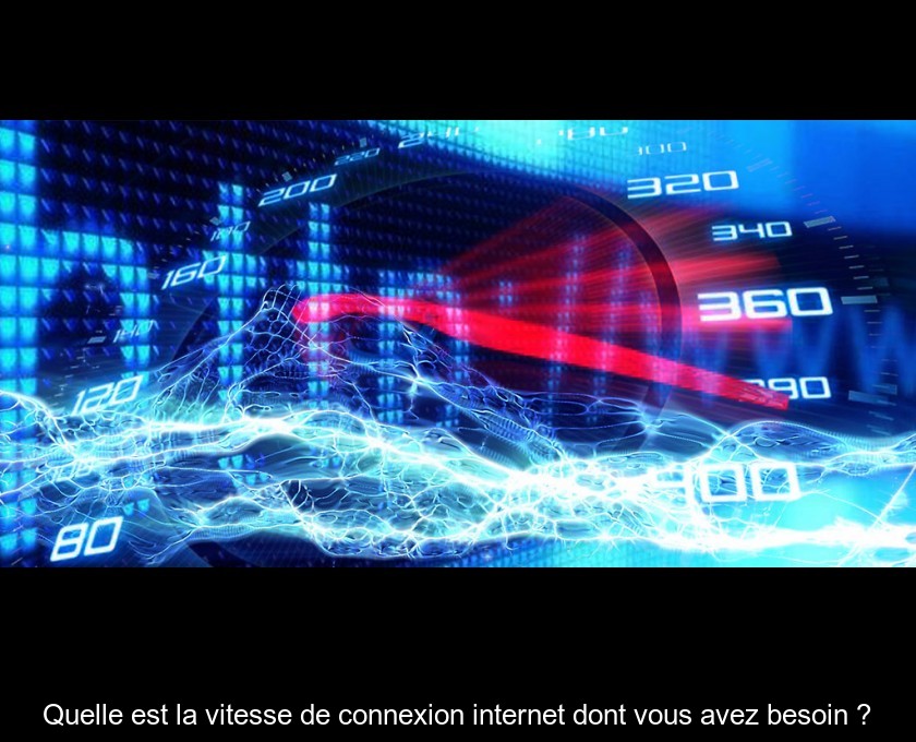 Quelle est la vitesse de connexion internet dont vous avez besoin ? Quelle est la vitesse de connexion internet dont vous avez besoin ?