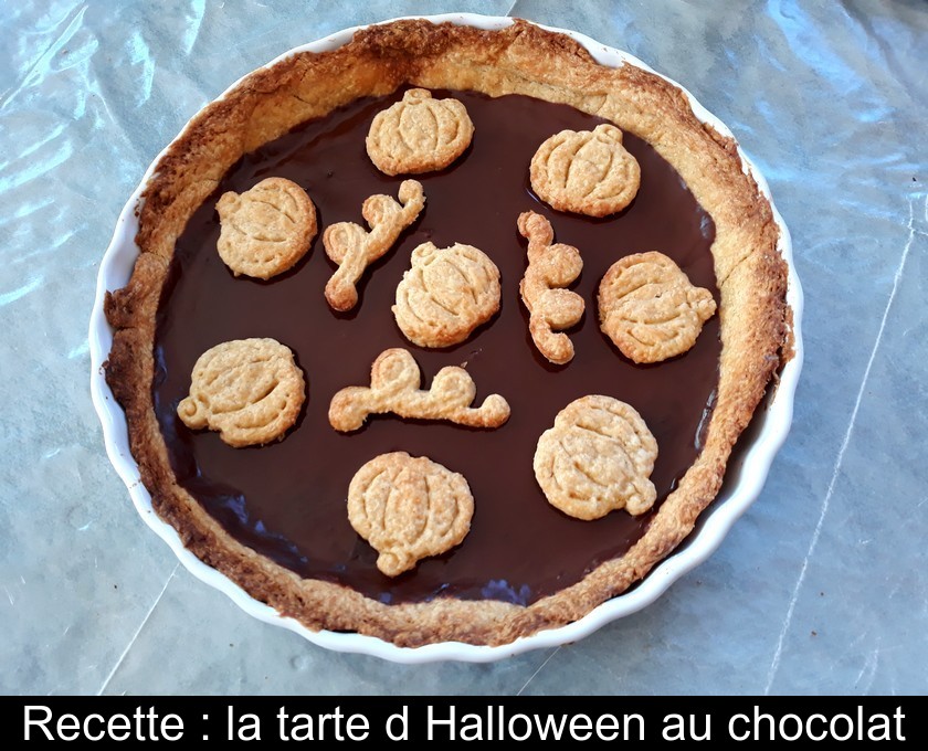 Recette : la tarte d'Halloween au chocolat Recette : la tarte d'Halloween au chocolat