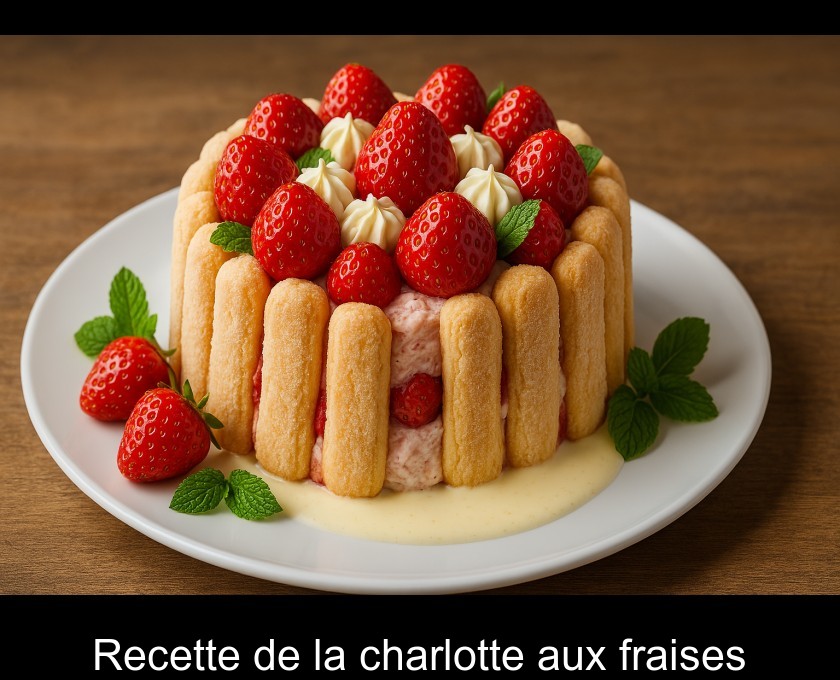 Recette de la charlotte aux fraises Recette de la charlotte aux fraises