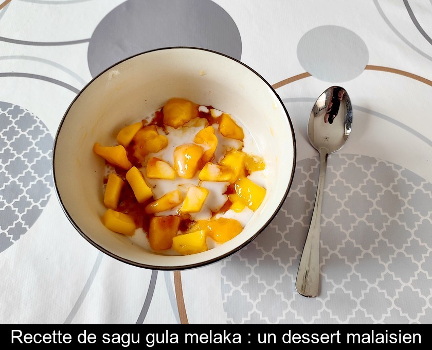 Recette de sagu gula melaka : un dessert malaisien Recette de sagu gula melaka : un dessert malaisien