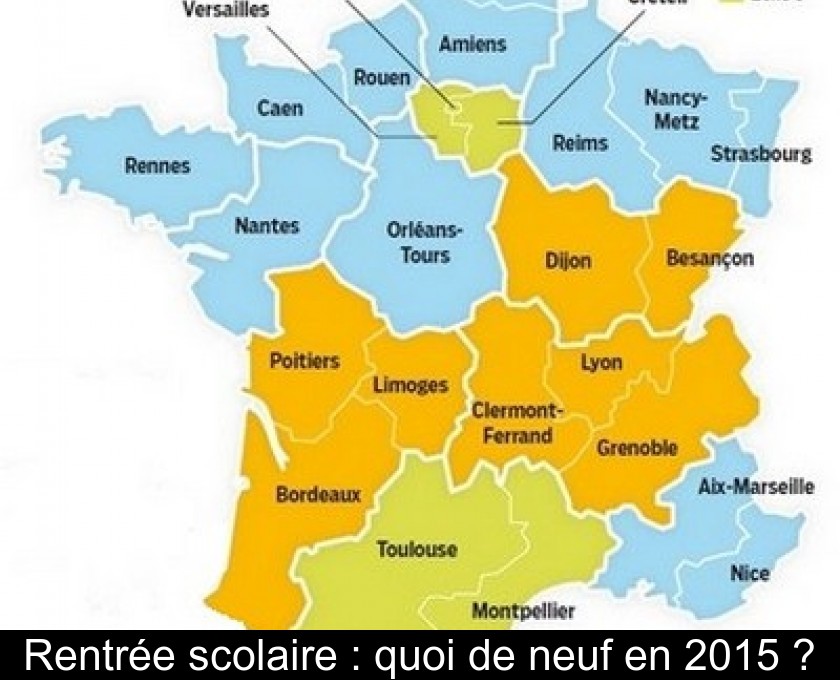 Rentrée scolaire : quoi de neuf en 2015 ? Rentrée scolaire : quoi de neuf en 2015 ?