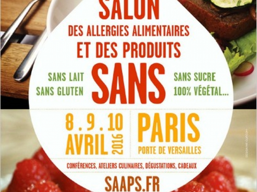 SAAPS à Paris : le Salon des Allergies Alimentaires et des Produits Sans SAAPS à Paris : le Salon des Allergies Alimentaires et des Produits Sans